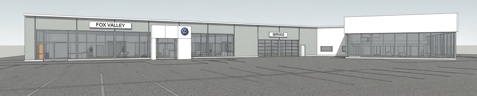 Fox Valley Volkswagen Showroom