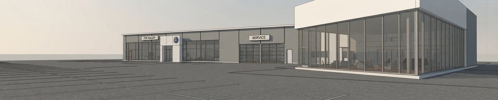 Fox Valley Volkswagen Showroom